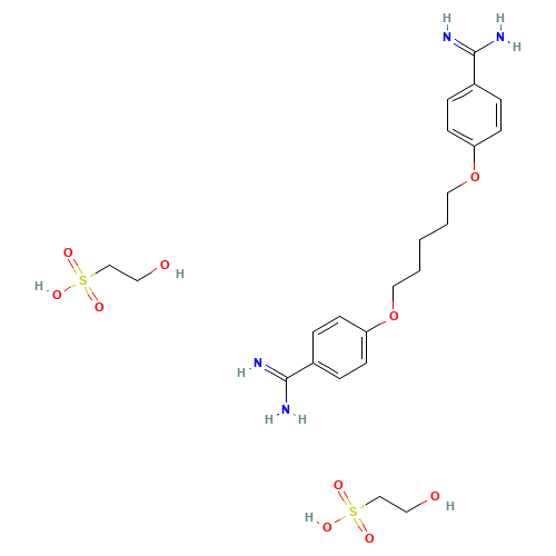 140-64-7 Pentamidine isethionate chemical structure