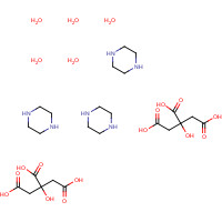 144-29-6 PIPERAZINE CITRATE chemical structure