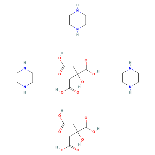 144-29-6 PIPERAZINE CITRATE chemical structure
