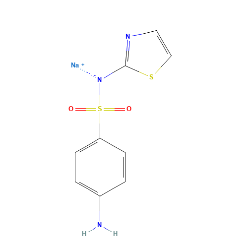 144-74-1 Sulfathiazole sodium chemical structure