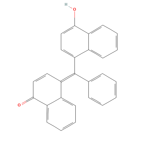 145-50-6 p-Naphtholbenzein chemical structure