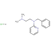 154-69-8 TRIPELENNAMINE HYDROCHLORIDE chemical structure