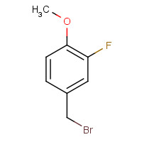 331-61-3 3-FLUORO-4-METHOXYBENZYL BROMIDE chemical structure