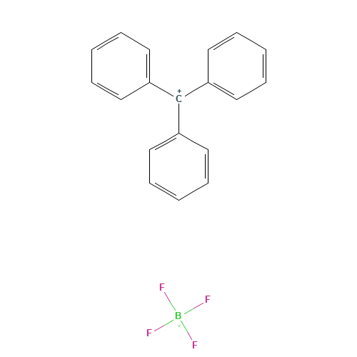 341-02-6 TRIPHENYLCARBENIUM TETRAFLUOROBORATE chemical structure