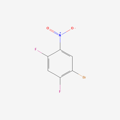 345-24-4 1-BROMO-2,4-DIFLUORO-5-NITROBENZENE chemical structure