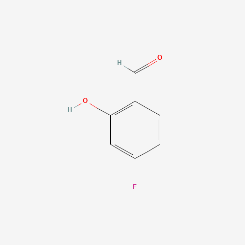 348-28-7 4-FLUORO-2-HYDROXYBENZALDEHYDE chemical structure