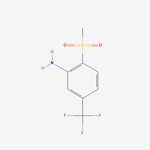 402-19-7 2-(METHYLSULFONYL)-5-(TRIFLUOROMETHYL)ANILINE chemical structure