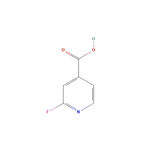 402-65-3 2-Fluoroisonicotinic acid chemical structure