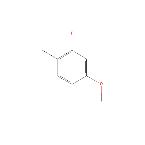 405-06-1 3-FLUORO-4-METHYLANISOLE chemical structure