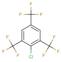 444-38-2 1-CHLORO-2,4,6-TRIS(TRIFLUOROMETHYL)BENZENE chemical structure