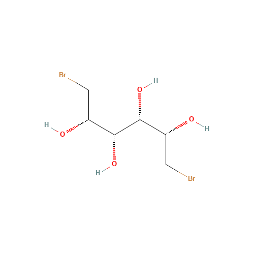 488-41-5 1,6-DIBROMO-1,6-DIDEOXY-D-MANNITOL chemical structure