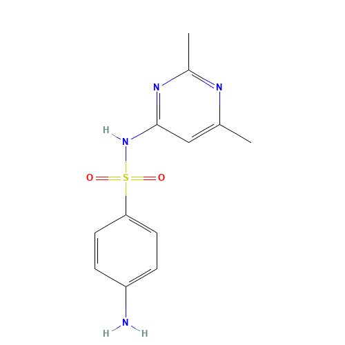 515-64-0 SULFISOMIDINE chemical structure