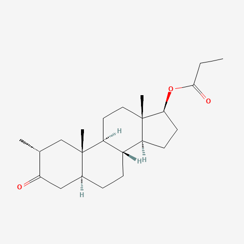 521-12-0 17b-Hydroxy-2a-methyl-5a-androstan-3-one propionate chemical structure