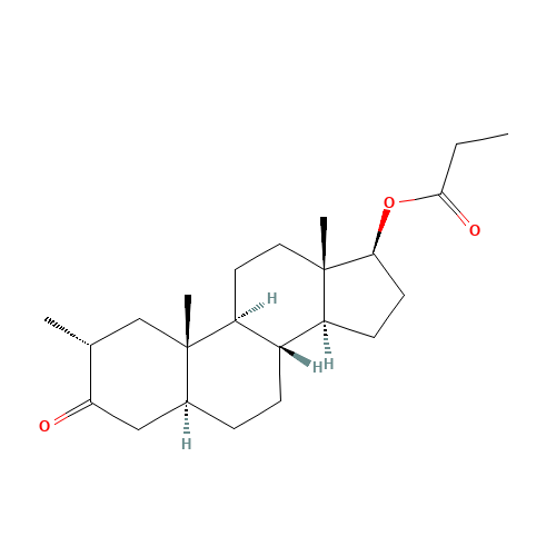 521-12-0 17b-Hydroxy-2a-methyl-5a-androstan-3-one propionate chemical structure