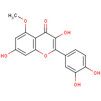 529-51-1 5-METHOXY-3,3',4',7-TETRAHYDROXYFLAVONE chemical structure