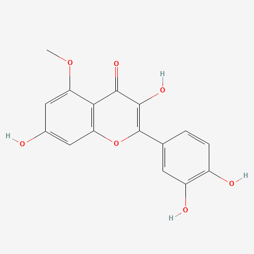 529-51-1 5-METHOXY-3,3',4',7-TETRAHYDROXYFLAVONE chemical structure