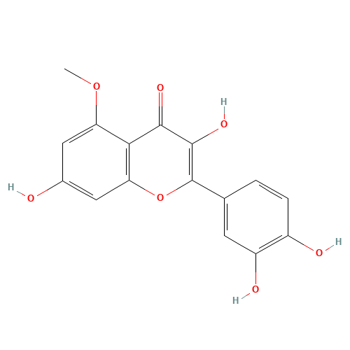 529-51-1 5-METHOXY-3,3',4',7-TETRAHYDROXYFLAVONE chemical structure
