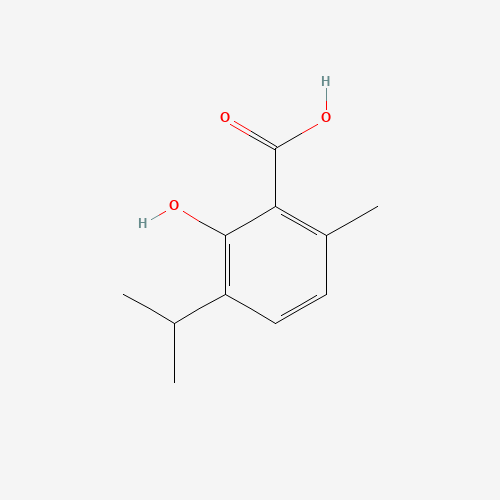 548-51-6 2-HYDROXY-3-ISOPROPYL-6-METHYLBENZOIC ACID chemical structure
