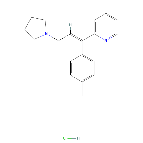 550-70-9 TRIPROLIDINE HYDROCHLORIDE chemical structure