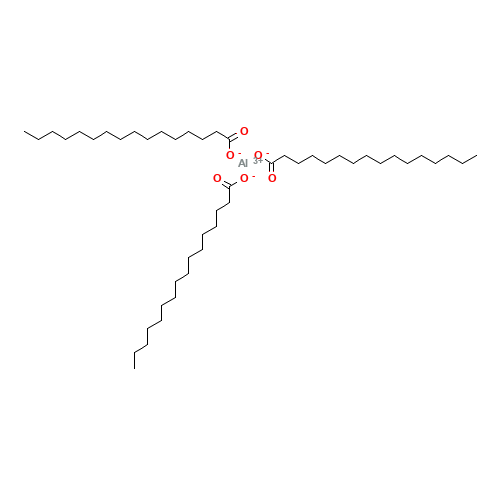 555-35-1 ALUMINUM PALMITATE chemical structure