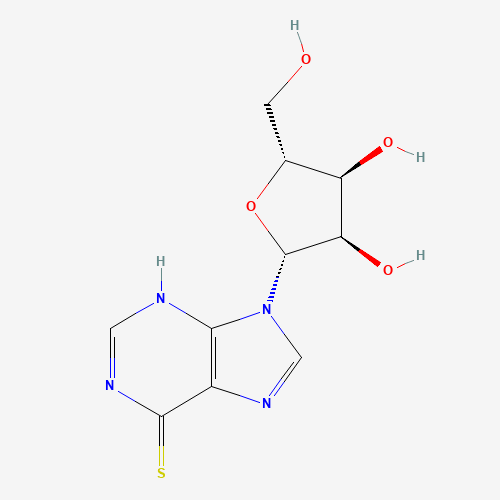 574-25-4 6-MERCAPTOPURINE RIBOSIDE chemical structure