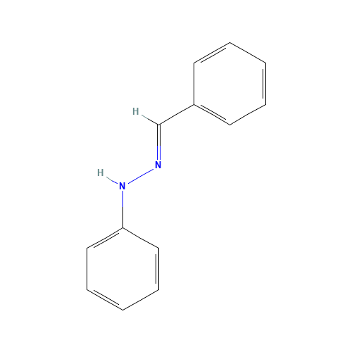 588-64-7 BENZALDEHYDE PHENYLHYDRAZONE chemical structure