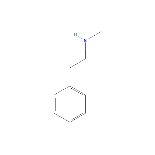 589-08-2 N-METHYLPHENETHYLAMINE chemical structure