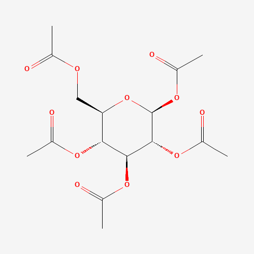 604-69-3 beta-D-Glucose pentaacetate chemical structure