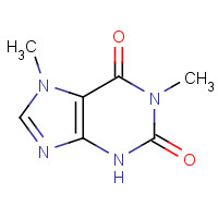 611-59-6 1,7-DIMETHYLXANTHINE chemical structure