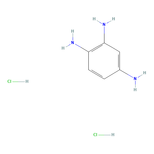 615-47-4 1,2,4-Benzenetriamine dihydrochloride chemical structure