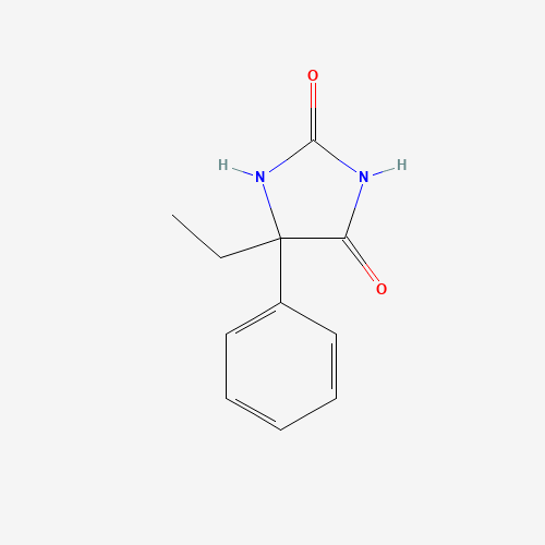 631-07-2 (+/-)-5-ETHYL-5-PHENYLHYDANTOIN chemical structure