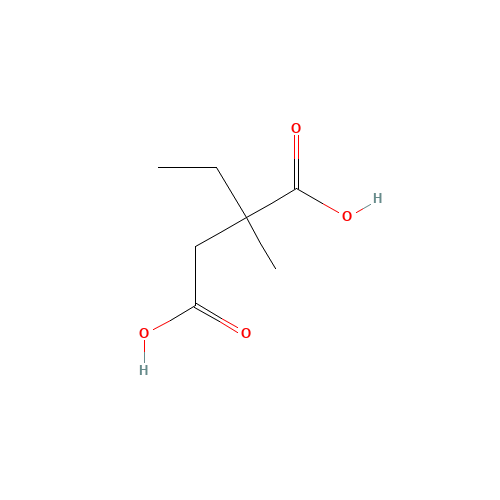 631-31-2 1-ETHYL-1-METHYLSUCCINIC ACID chemical structure