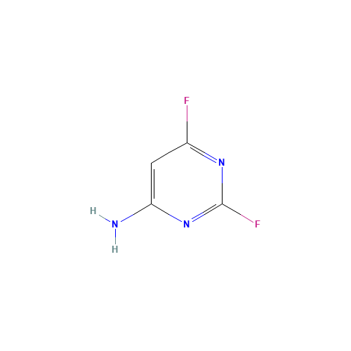 675-12-7 4-AMINO-2,6-DIFLUOROPYRIMIDINE chemical structure