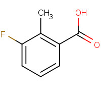 699-90-1 3-FLUORO-2-METHYLBENZOIC ACID chemical structure