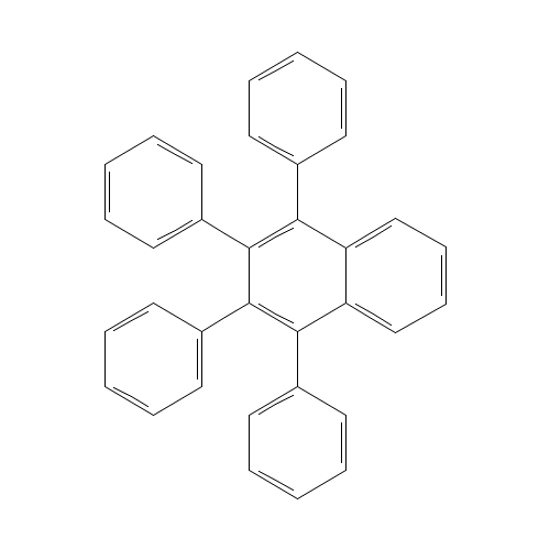 751-38-2 1,2,3,4-TETRAPHENYLNAPHTHALENE chemical structure