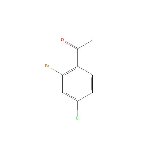 825-40-1 2-BROMO-4-CHLOROACETOPHENONE chemical structure