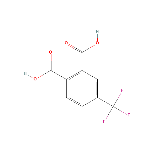 835-58-5 4-TRIFLUOROMETHYLPHTHALIC ACID chemical structure