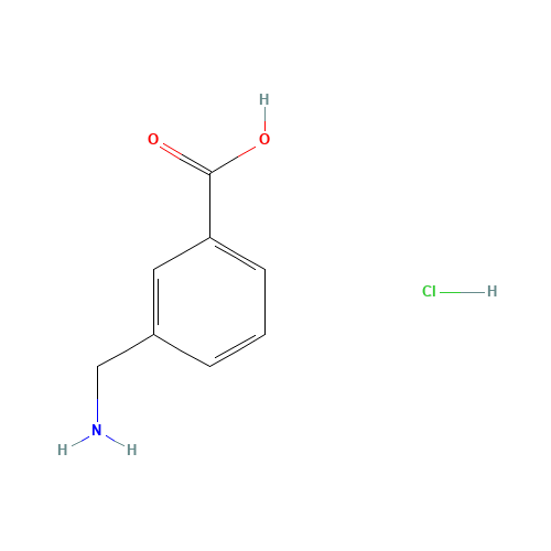 876-03-9 3-Aminomethylbenzoic acid hydrochloride chemical structure