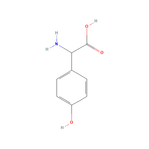 938-97-6 DL-4-HYDROXYPHENYLGLYCINE chemical structure
