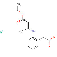 961-69-3 Potassium (R)-[(3-ethoxy-1-methyl-3-oxoprop-1-enyl)amino]phenylacetate chemical structure