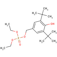 976-56-7 Diethyl 3,5-di-tert-butyl-4-hydroxybenzyl phosphate chemical structure