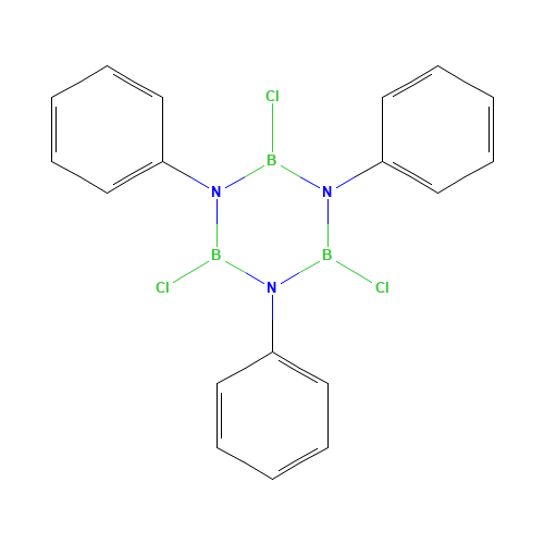 981-87-3 2.4.6-TRICHLORO-1.3.5-TRIPHENYLBORAZINE chemical structure