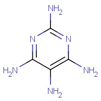 1004-74-6 2,4,5,6-TETRAAMINOPYRIMIDINE chemical structure