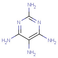 1004-74-6 2,4,5,6-TETRAAMINOPYRIMIDINE chemical structure