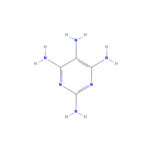 1004-74-6 2,4,5,6-TETRAAMINOPYRIMIDINE chemical structure