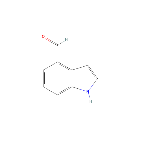 1074-86-8 Indole-4-carboxaldehyde chemical structure