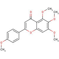 1168-42-9 SCUTELLAREIN TETRAMETHYL ETHER chemical structure