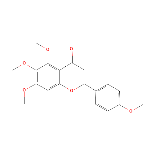 1168-42-9 SCUTELLAREIN TETRAMETHYL ETHER chemical structure