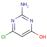 1194-21-4 2-Amino-6-chloro-4-pyrimidinol chemical structure