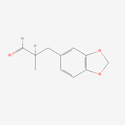 1205-17-0 2-Methyl-3-(3,4-methylenedioxyphenyl)propanal chemical structure
